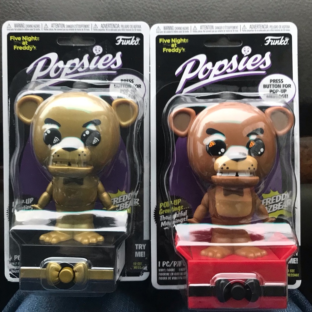 NEW Funko Popsies FREDDY FAZBEAR figures.Set of 2